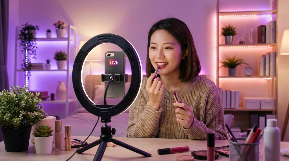 国产自拍美妆视频教程